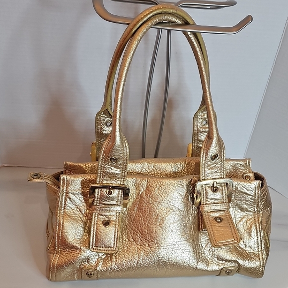 XOXO Handbags - XOXO Metallic Gold Shoulder Bag